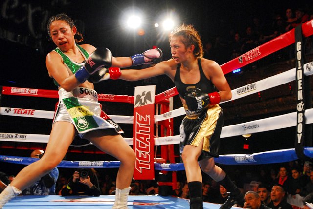 Seniesa Estrada Wins In L.A. in Televised Fight