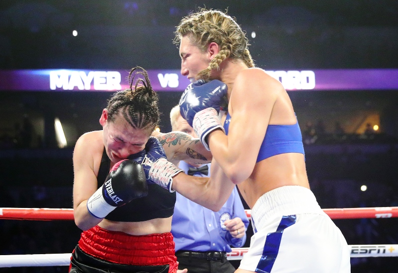 Mikaela Mayer Dominates and Wins NABF Title in Omaha