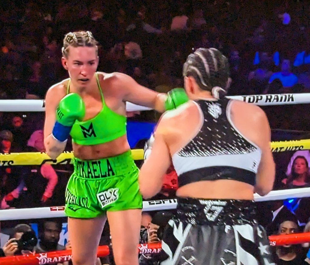 Mikaela Mayer Defeats Sandy Ryan in NYC