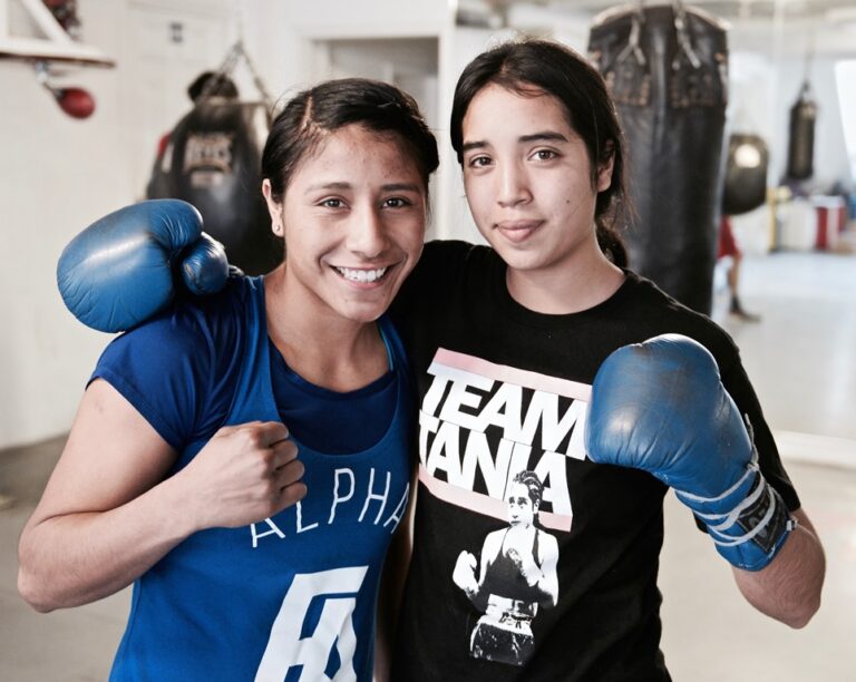 Boxing sisters Kenia